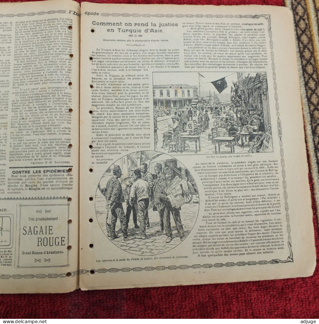 L'INTRÉPIDE -  N° 219 -  26 Juillet 1914- AVENTURES-VOYAGES-EXPLORATIONS - "Un DUEL à L'AMERICAINE" * Cf. Scans* - L'Intrépide