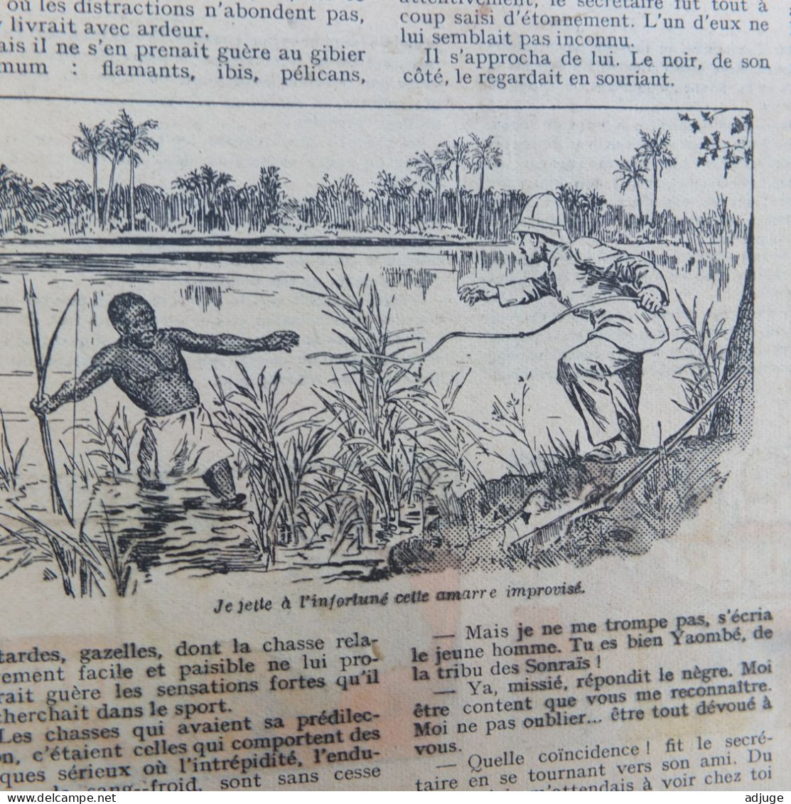 L'INTRÉPIDE -  N° 1324  * 5 Janvier 1936 * AVENTURES- SPORTS-VOYAGES - Le BUFFLE SOLITAIRE* cf. 10 scans*