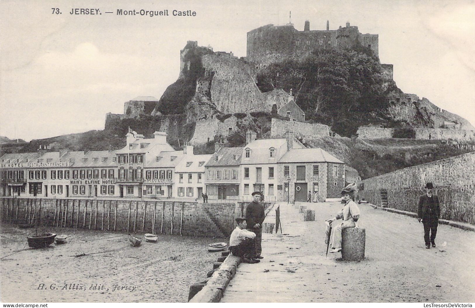 Royaume Uni - JERSEY - Mont Orgueil Castle - Carte Postale Ancienne - Other & Unclassified