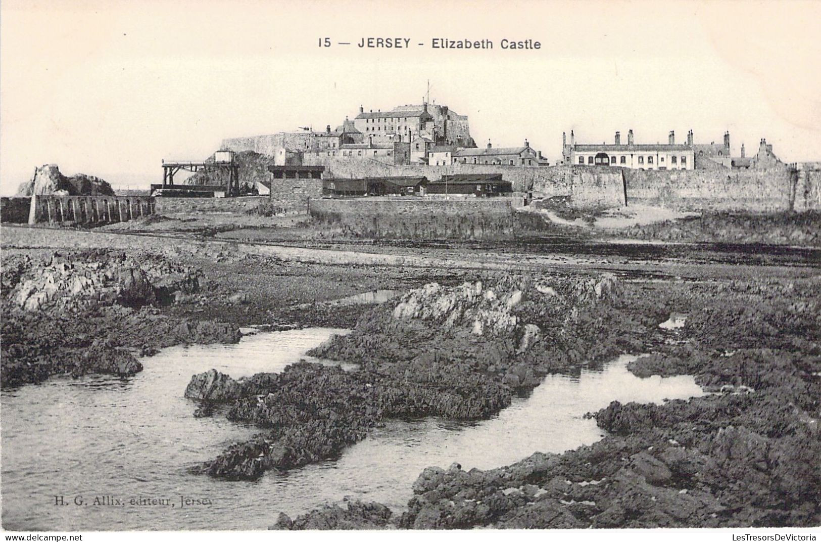 Royaume Uni - JERSEY - Elisabeth Castle - Carte Postale Ancienne - Autres & Non Classés