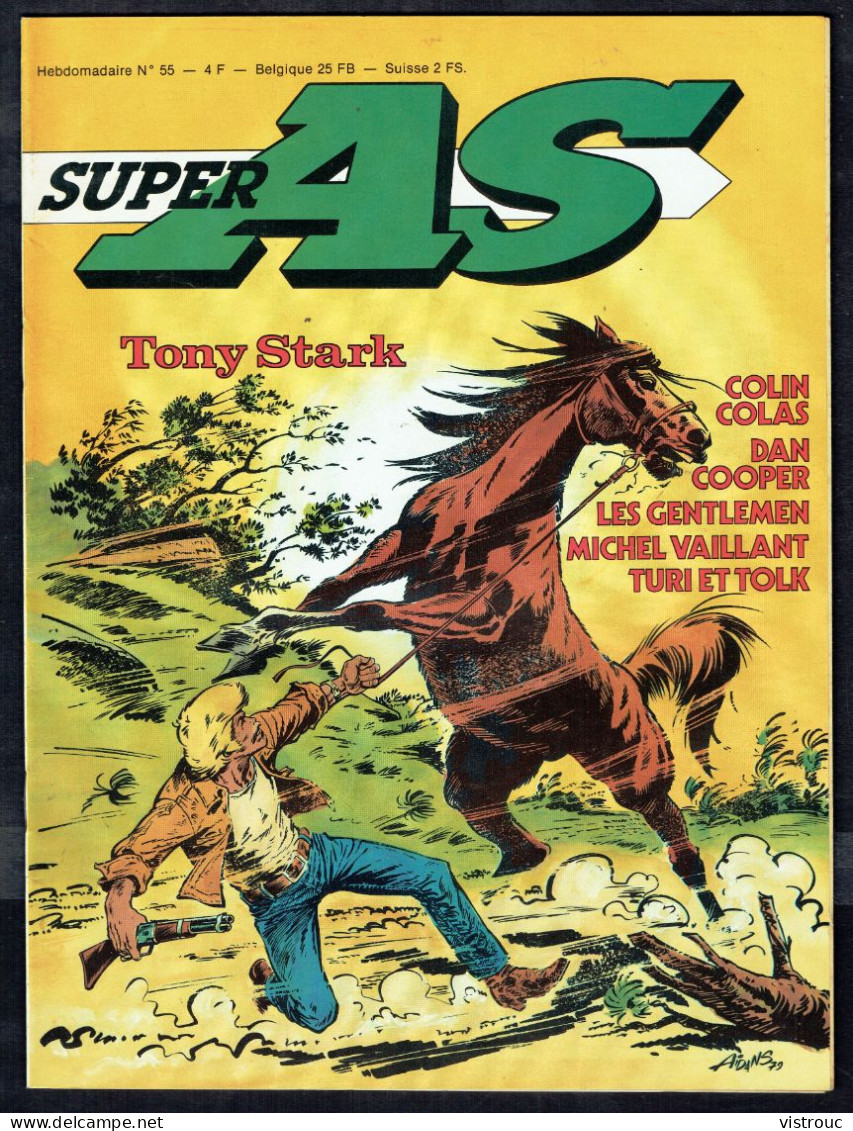 SUPER AS N° 55 - Année 1979 - Couverture "TONY STARK" D'AIDANS. - Super As