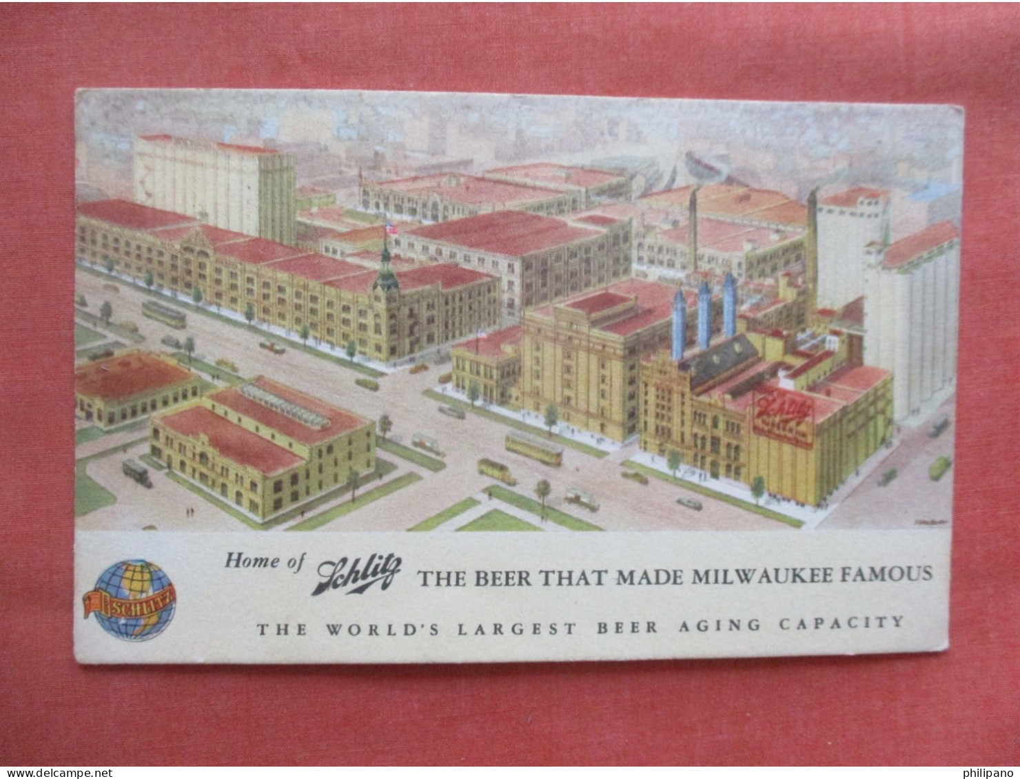 Schlitz Beer Co. Milwaukee Wisconsin > Milwaukee           Ref 5970 - Milwaukee