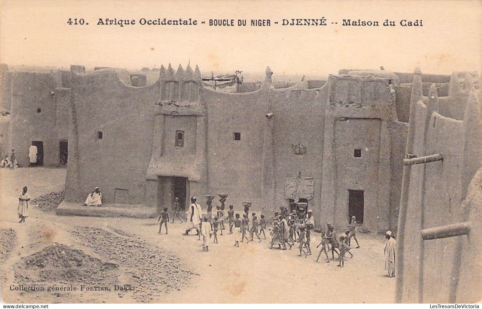 MALI - DJENNE - Boucle Du Niger - Maison Du Cadi - Carte Postale Ancienne - Mali