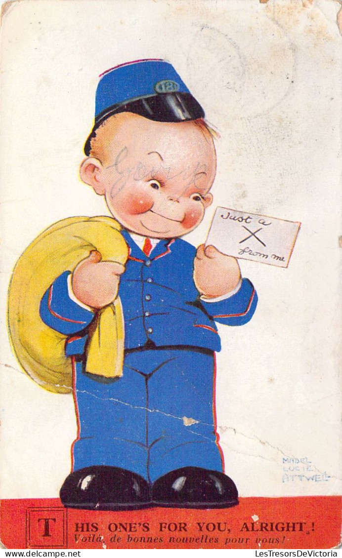 Humour - This One's For You Alright - Mabiel Lucie Attwell - Carte Postale Ancienne - Humorvolle Karten