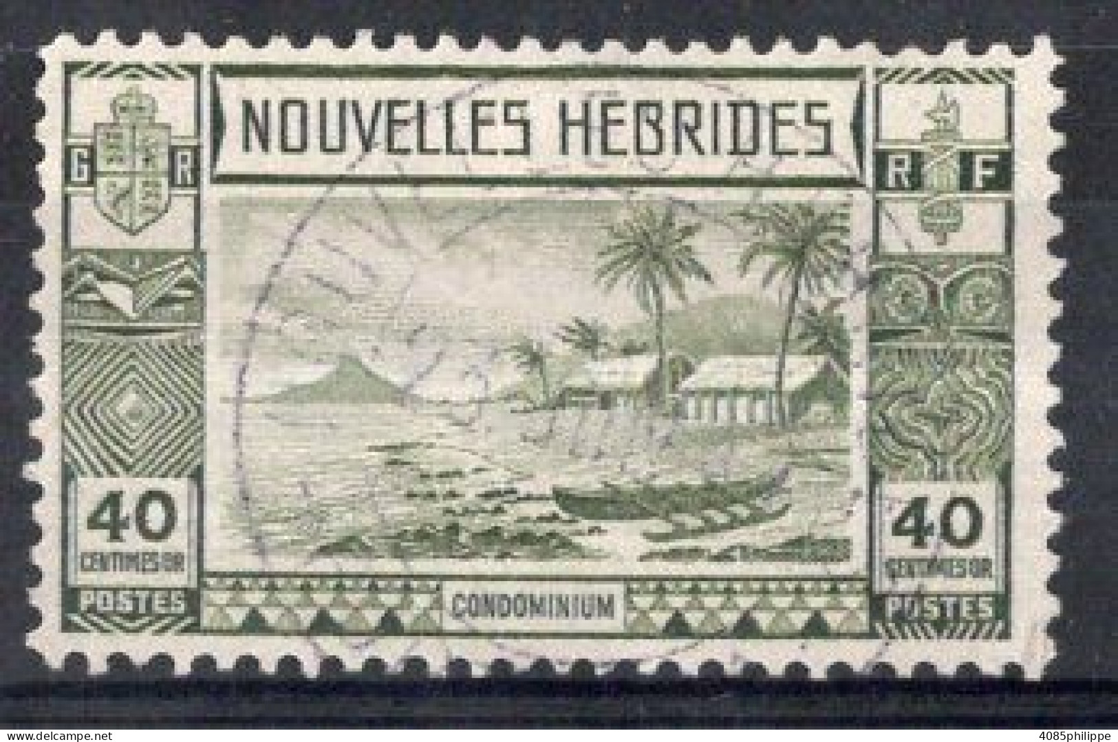 Nouvelles HEBRIDES Timbre-poste N°106 TB  Cote : 2.55€ - Oblitérés