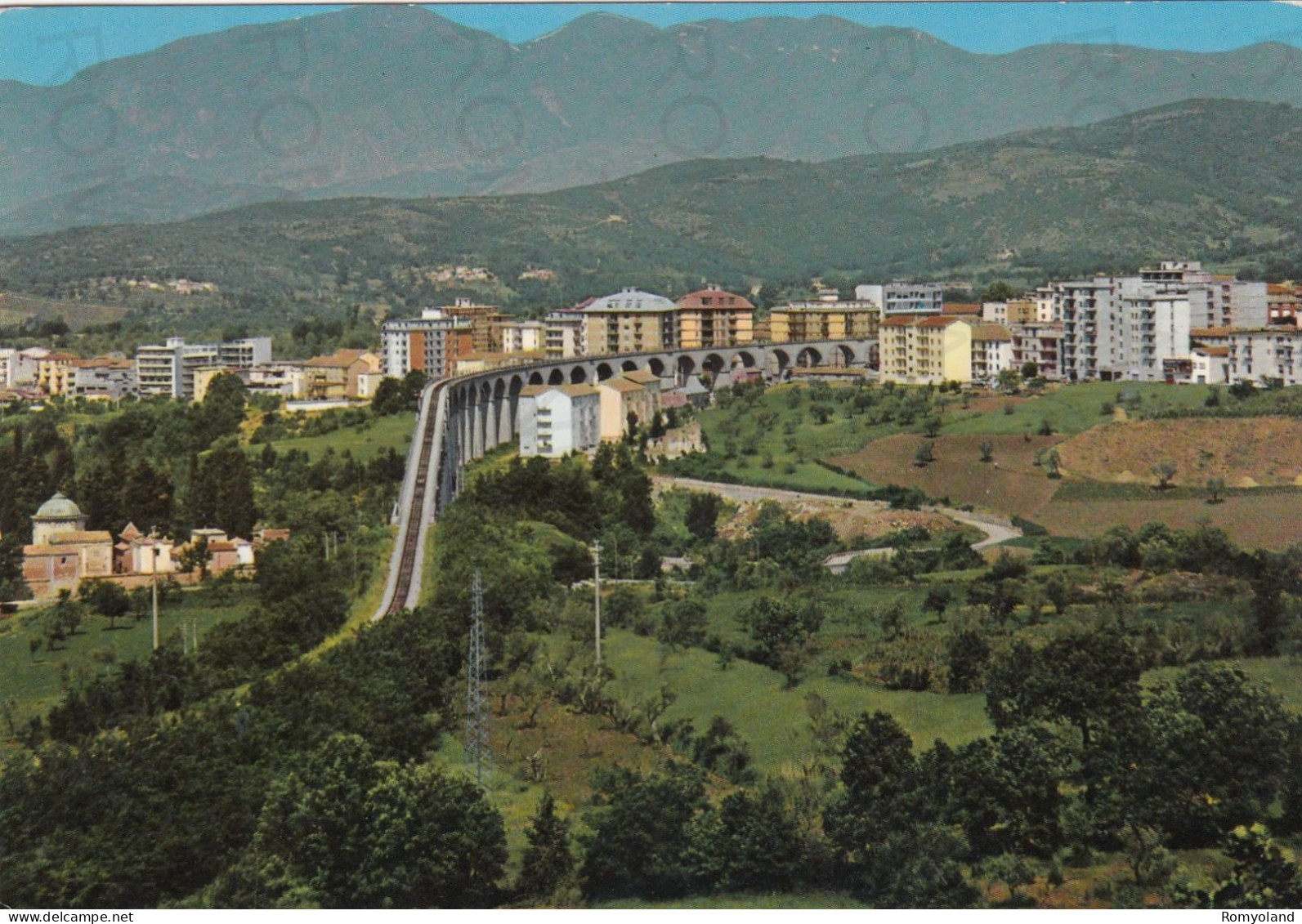 CARTOLINA  ISERNIA,MOLISE-PANORAMA-STORIA,MEMORIA,CULTURA,RELIGIONE,IMPERO ROMANO,BELLA ITALIA,VIAGGIATA 1971 - Isernia