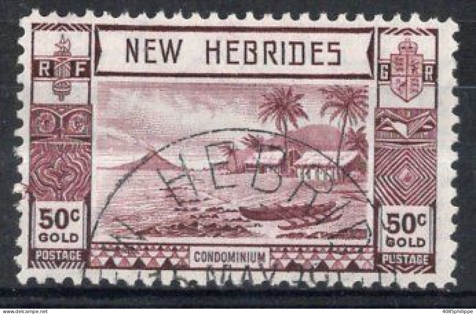 Nouvelles HEBRIDES Timbre-poste N°119 TB  Cote : 7.00€ - Usati