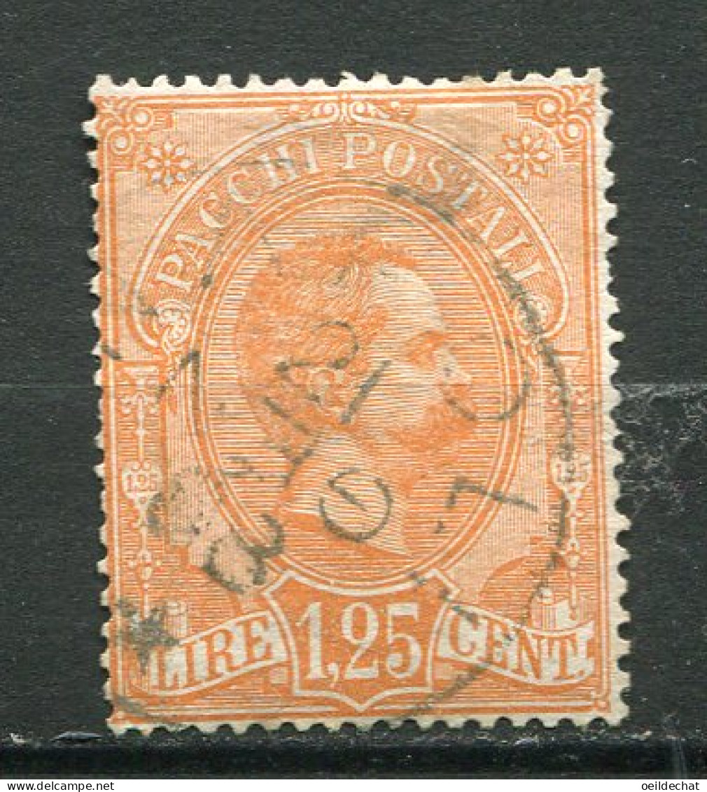 24886 ITALIE  Colis-postaux  N°5° 1L25 Orange Humbert 1er    1884  B/TB - Colis-postaux