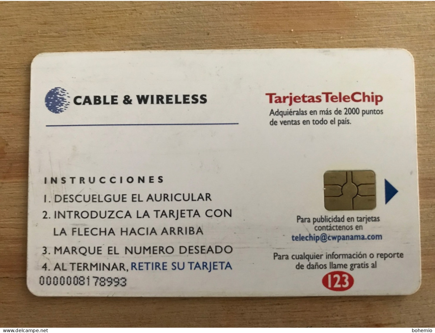 Panama Tarjetas Telechip - Panamá