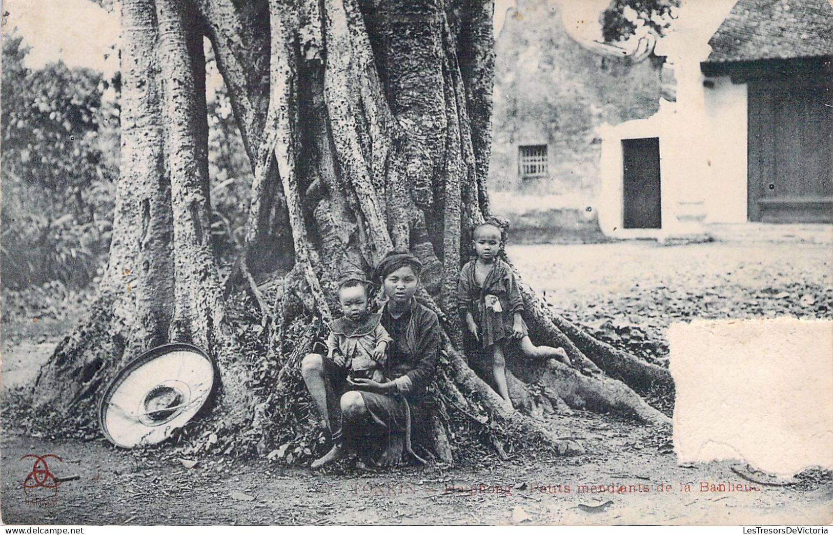 INDONESIE - Petits Mendiants De La Banlieu - TONKIN - Etat - Carte Postale Ancienne - Indonesië