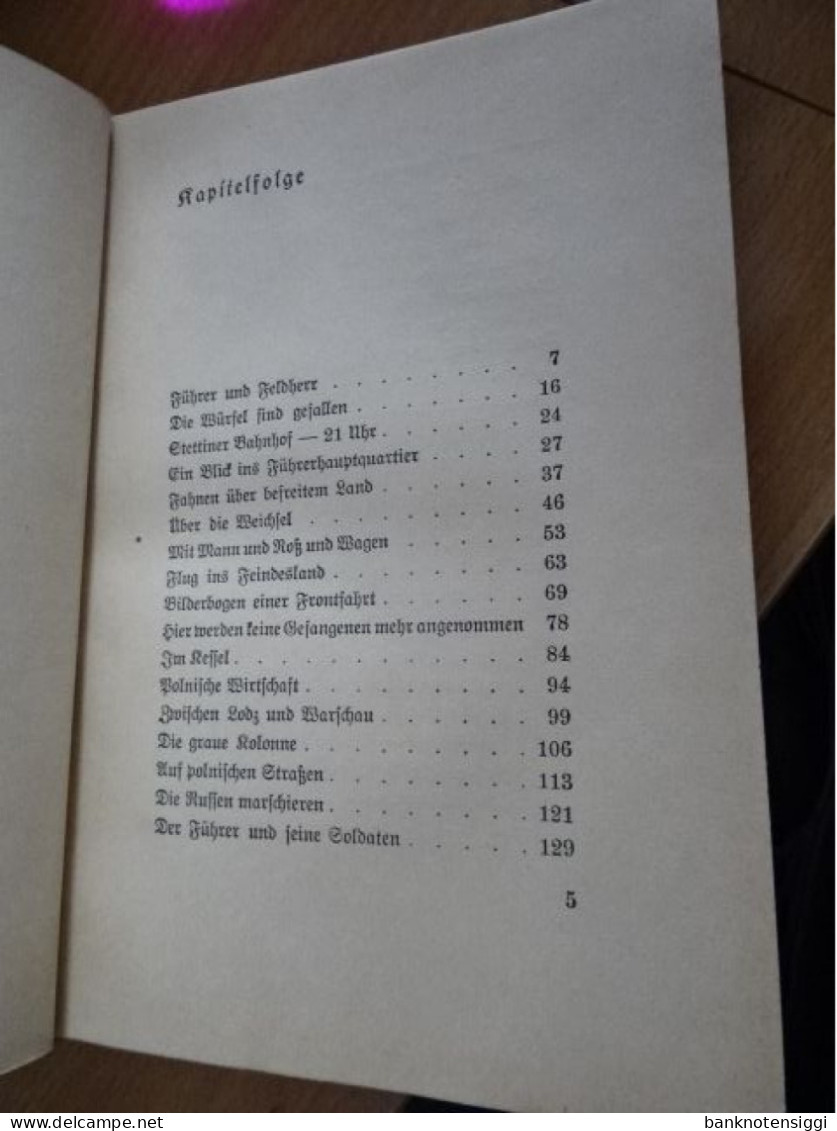 1   Buch "Auf Den Strassen Des Sieges .Erlebnisse Mit Dem Führer 1941" - Policía & Militar