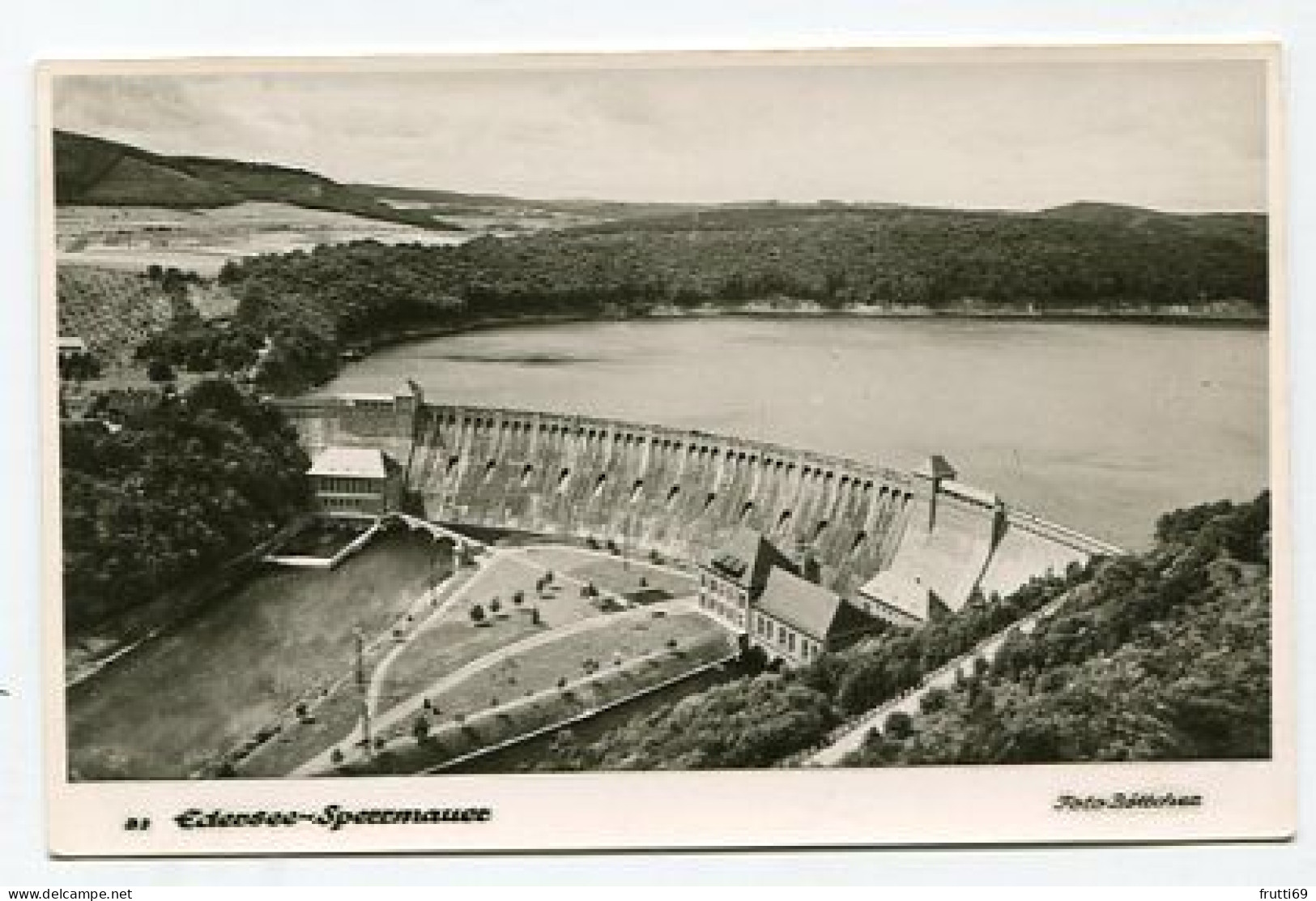 AK 123544 GERMANY - Edersee-Sperrmauer - Edersee (Waldeck)