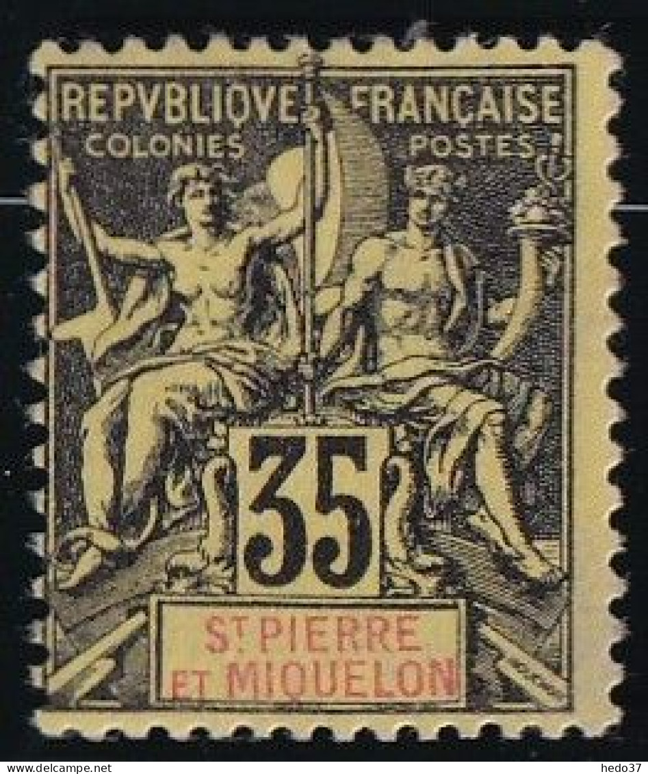St Pierre Et Miquelon N°76 - Neuf * Avec Charnière - TB - Unused Stamps