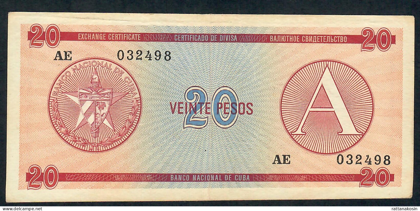 CUBA PX5   20 PESOS 1985   XF - Kuba