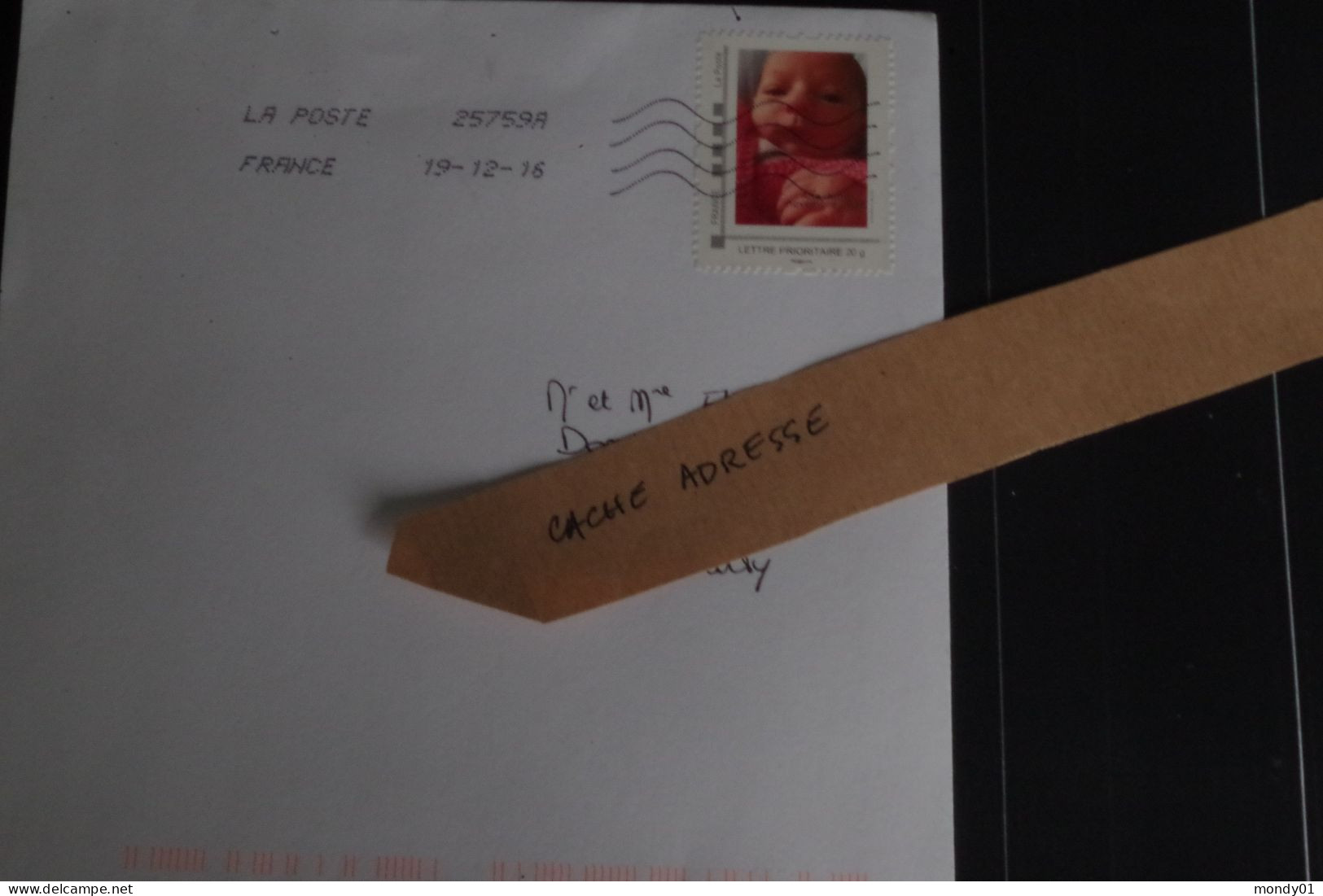 2-599C  France Premier Timbre Personnalisé Montimbreamoi Faire Part De Naissance  7 Novembre 2016 - Cartas & Documentos