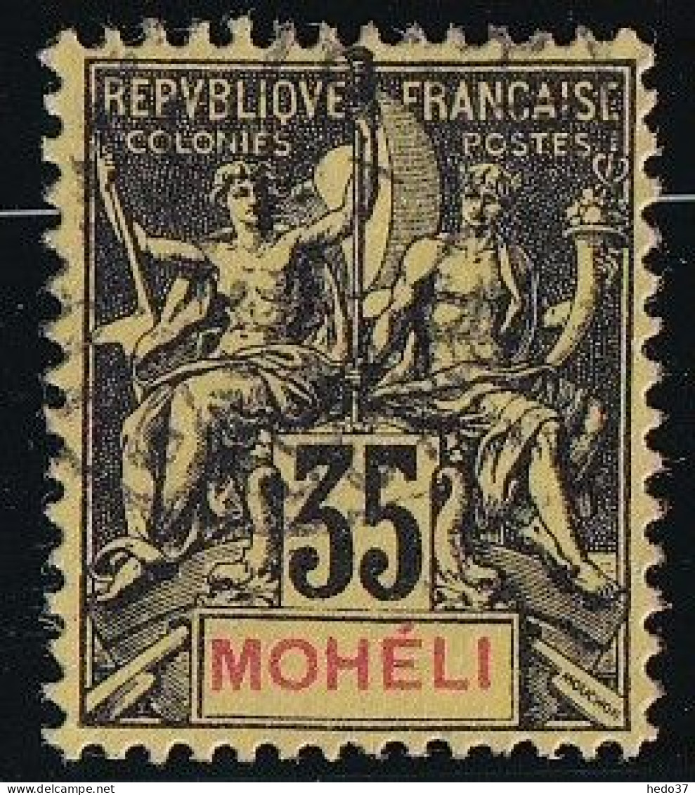 Mohéli N°9 - Oblitéré - TB - Oblitérés