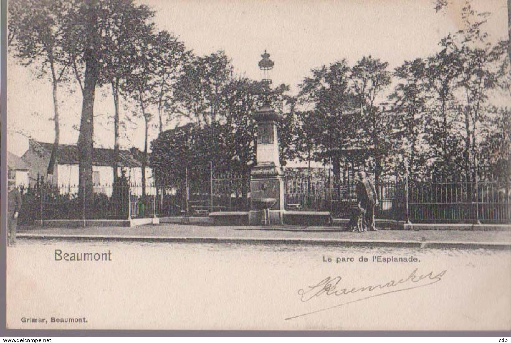 Cpa BEAUMONT   1903   Parc - Beaumont