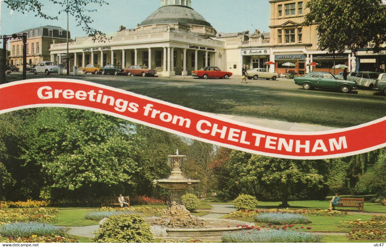- Greetings From CHELTENHAM - The Rotunda Sandford Park - Scan Verso - - Cheltenham