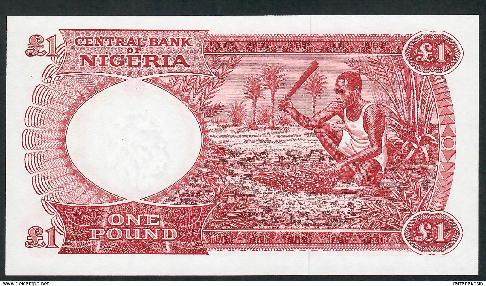 NIGERIA P8 1 POUND 1967 #B/61 UNC. - Nigeria