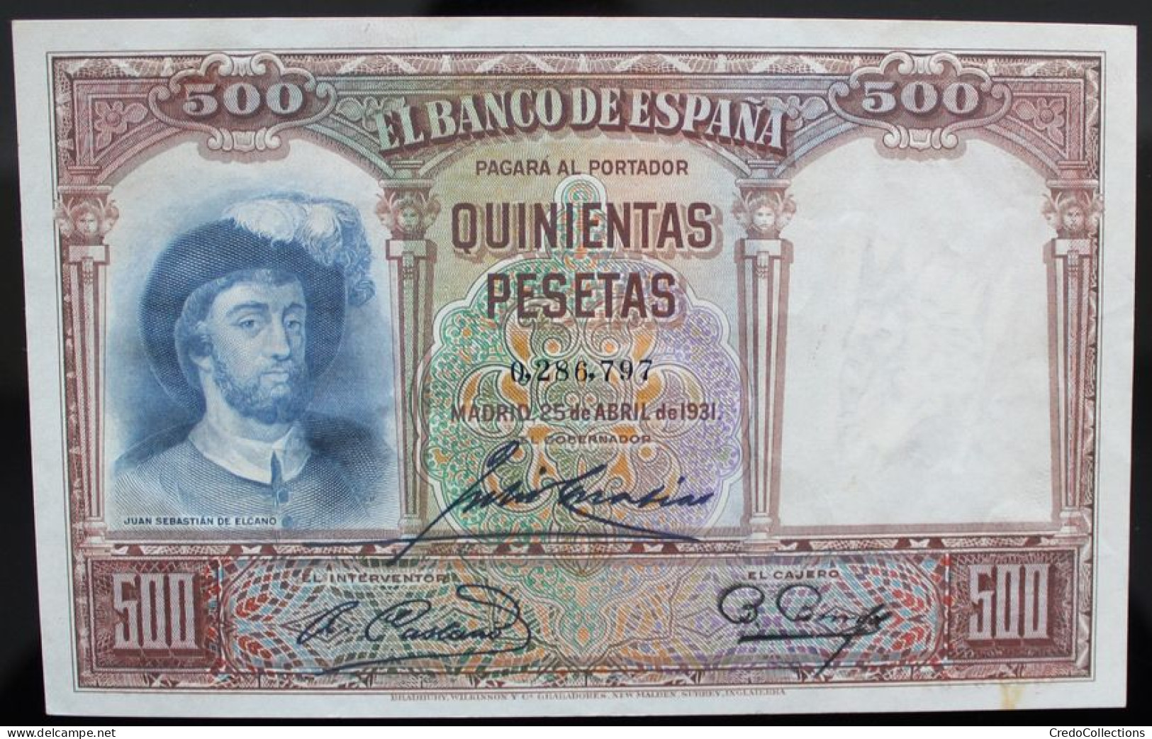 Espagne - 500 Pesetas - 1931 - PICK 84 - SUP+ - 500 Pesetas