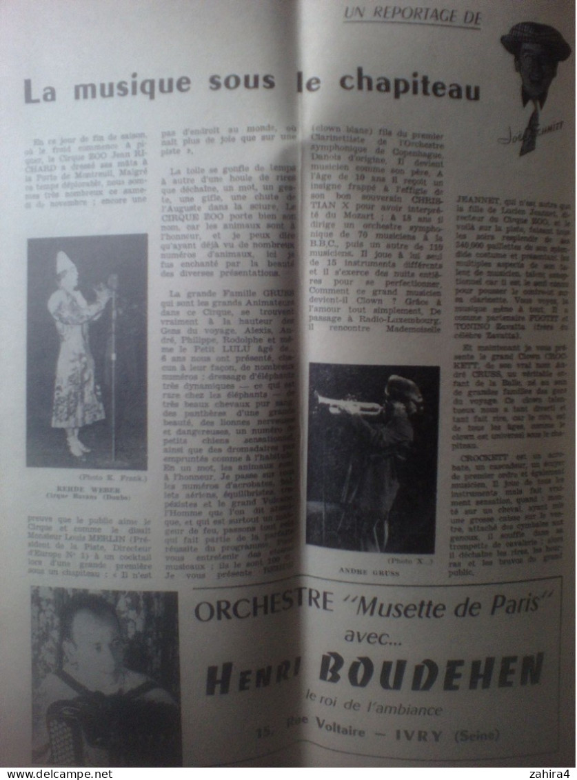 Revue de l'accordéoniste 146 Orlan Duleu Horner Brenda Lee D Moreno Plana Barbara Dalida Musique du Cirque Brel Montant