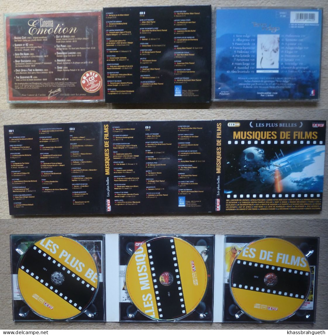 MUSIQUES DE FILMS - LOT 12 CD - E.MORRICONE EVITA PHILADELPHIA SISTER ACT TWIN PEAKS  WSS... - Soundtracks, Film Music