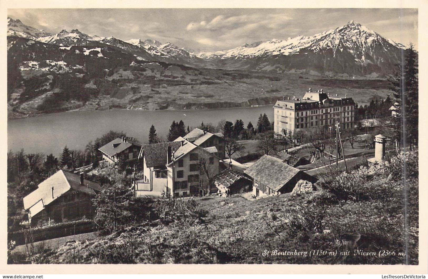 SUISSE - St Beatenberg - Mit Niesen - Carte Postale Ancienne - Beatenberg