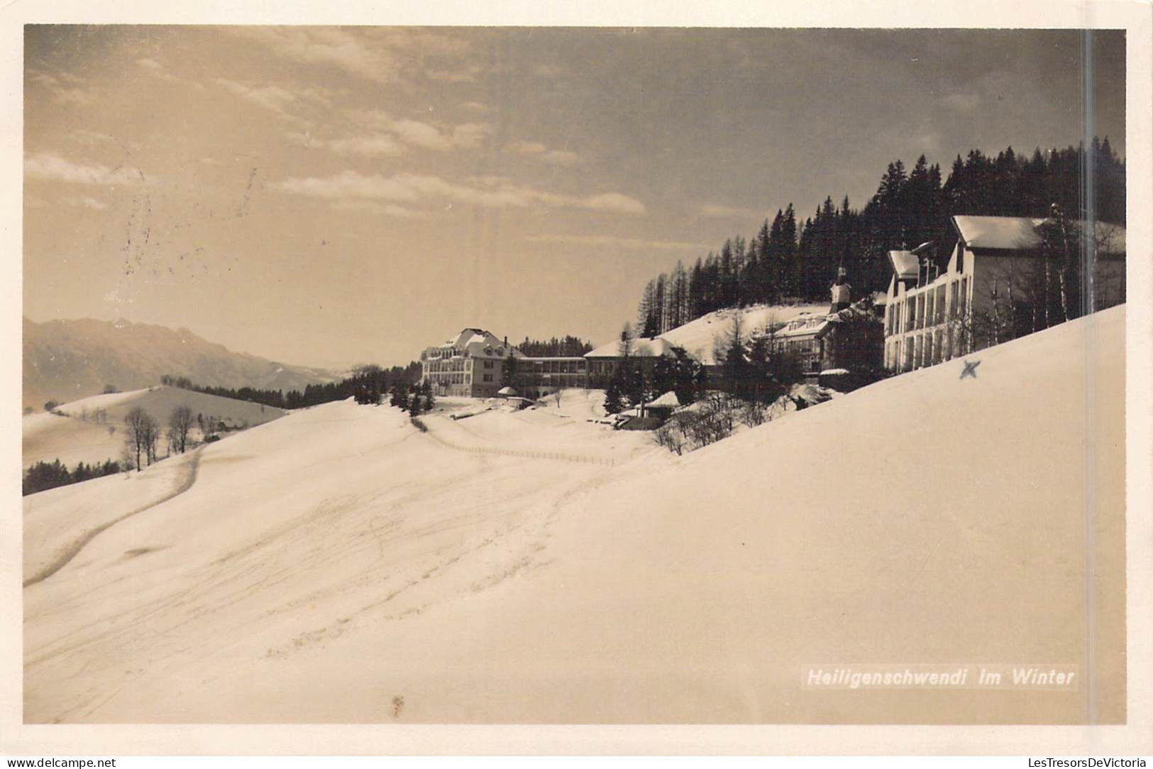 SUISSE - Heiligenschwendi Im Winter - Carte Postale Ancienne - Heiligenschwendi