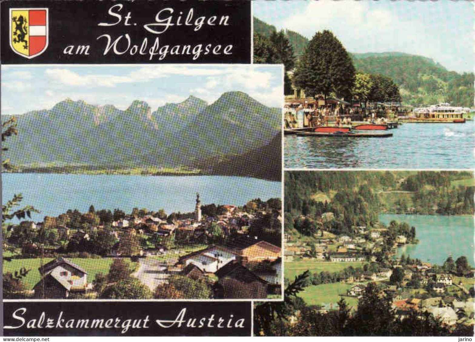 Österreich, Salzburg, St. Gilgen Am Wolfgangsee, Wappen, Bezirk Salzburg Land, Gebraucht 1979 - St. Gilgen