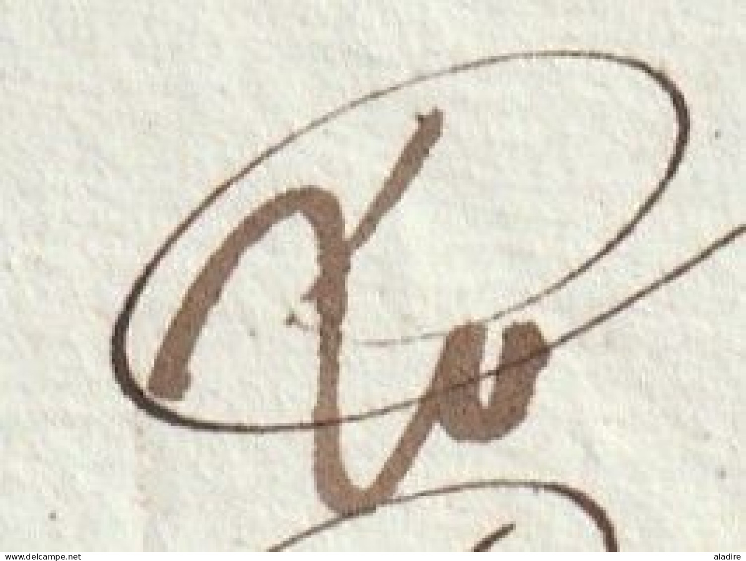 1807 - Marque Postale 74 ROUEN Sur Lettre Pliée Avec Correspondance Vers PARIS - 1801-1848: Precursori XIX