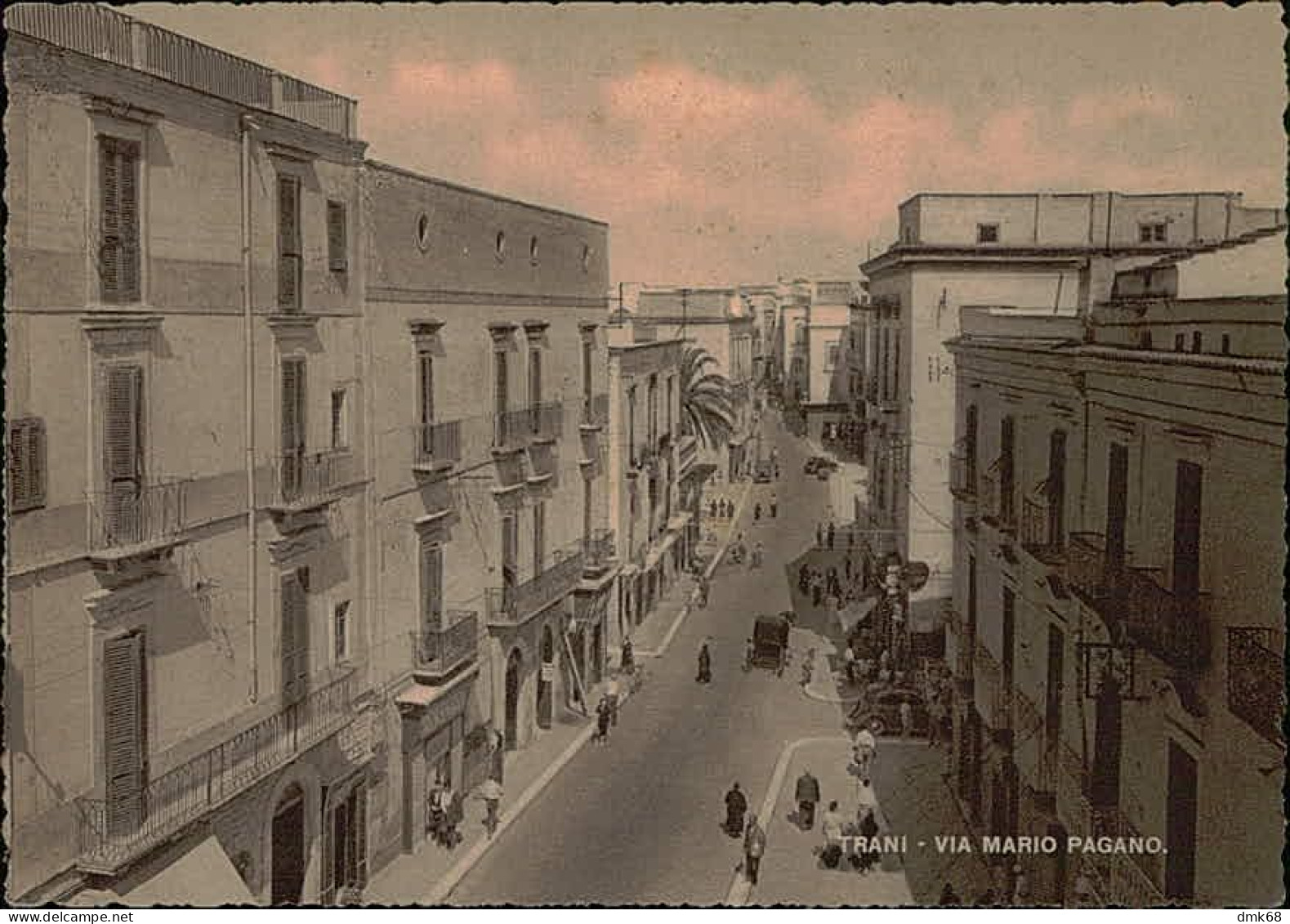 TRANI - VIA MARIO PAGANO - EDIZIONE A. BARCA - 1940s (15073/2) - Trani