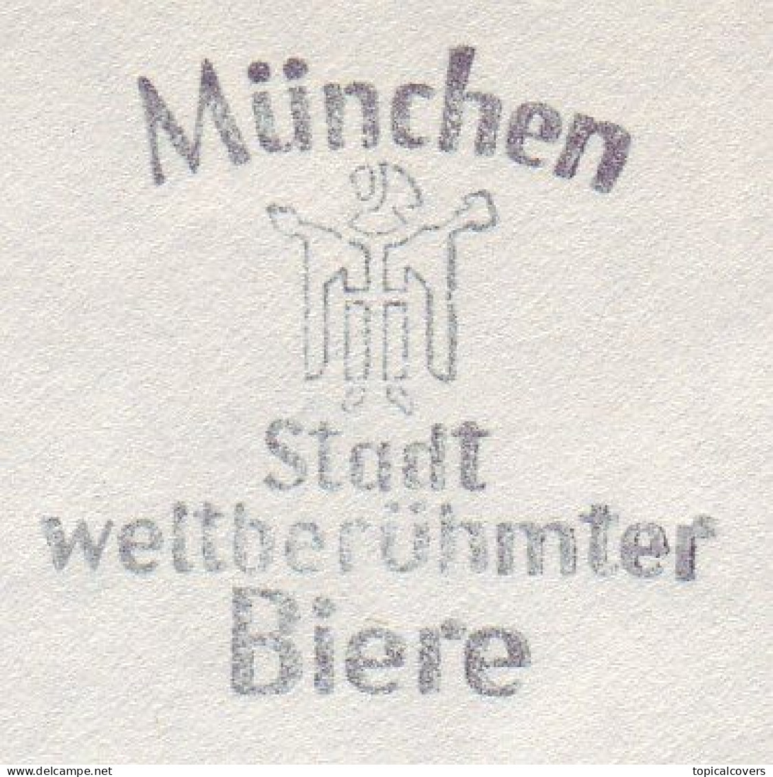 Cover  / Postmark Germany 1967 - Beer - Bières