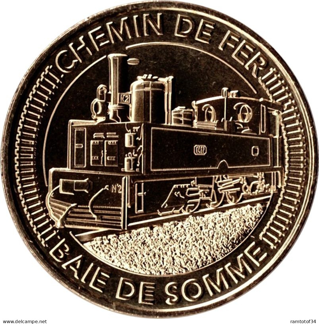 2023 MDP129 - SAINT-VALERY-SUR-SOMME - Chemin De Fer 5 (Locomotive 130T) / MONNAIE DE PARIS - 2023