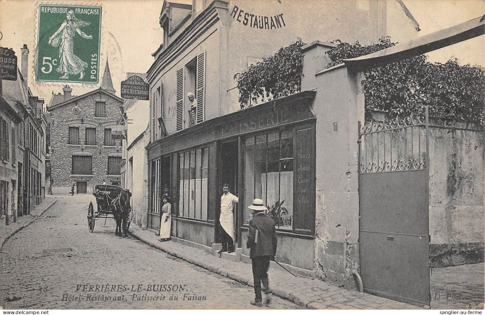 CPA 91 VERRIERES LE BUISSON / HOTEL / RESTAURANT / PATISSERIE DU FAISAN - Verrieres Le Buisson