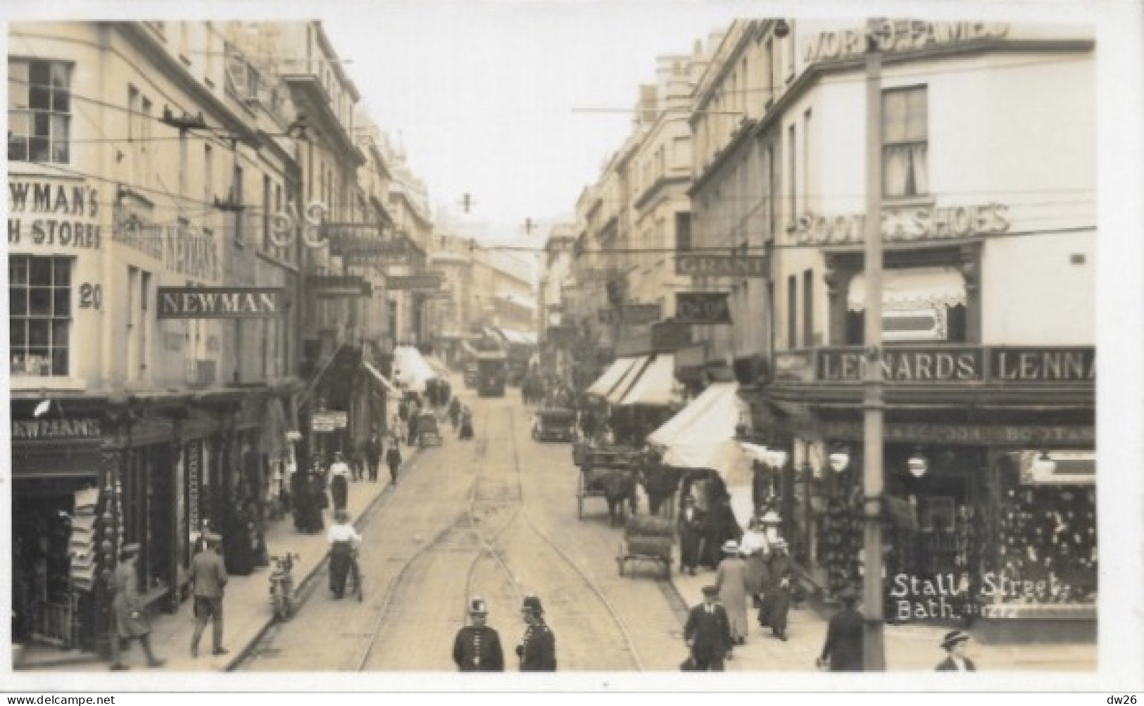 Bath (Somerset) Stall Street - Magasins: Newman's Stores, Lennards... - Bath