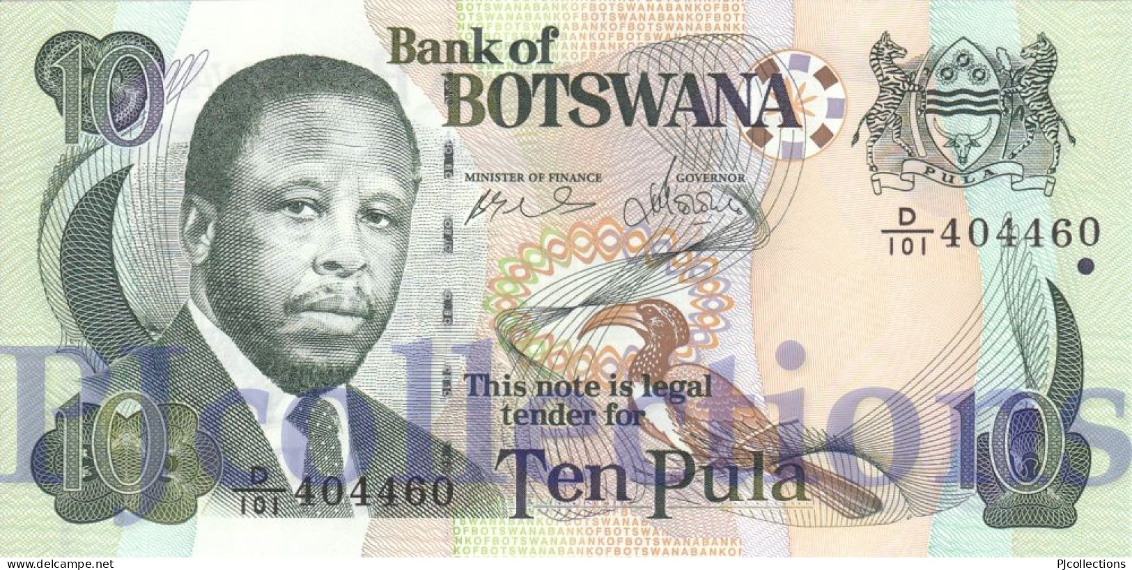 BOTSWANA 10 PULA 2007 PICK 24b UNC - Botswana