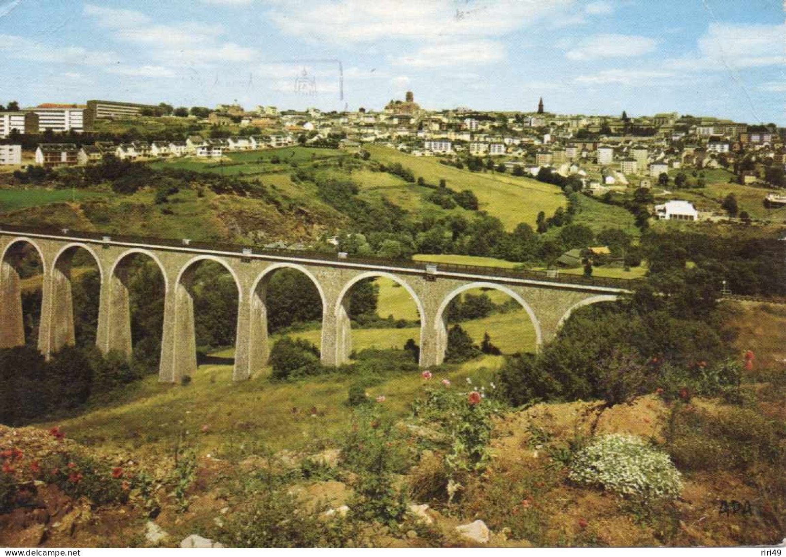 CPM 12  RODEZ - Vue Générale Panoramique - Voyagée 1969 - Dos écrit - Rodez