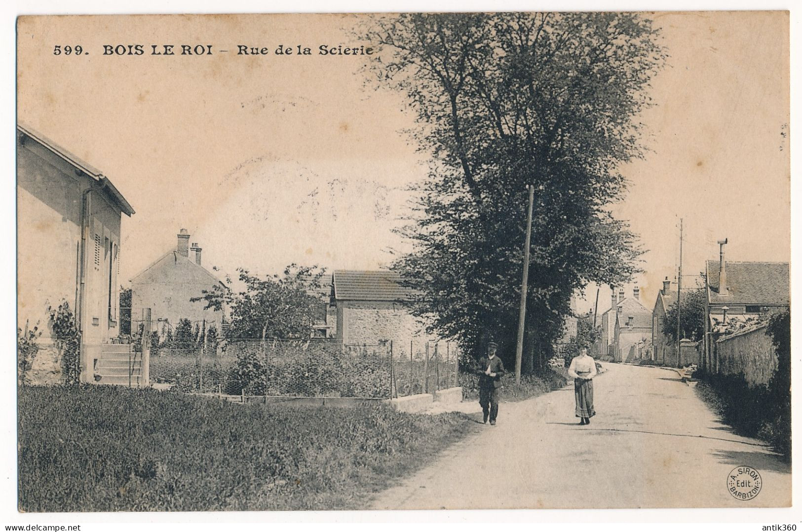 CPA 77 BOIS LE ROI Rue De La Scierie - Bois Le Roi