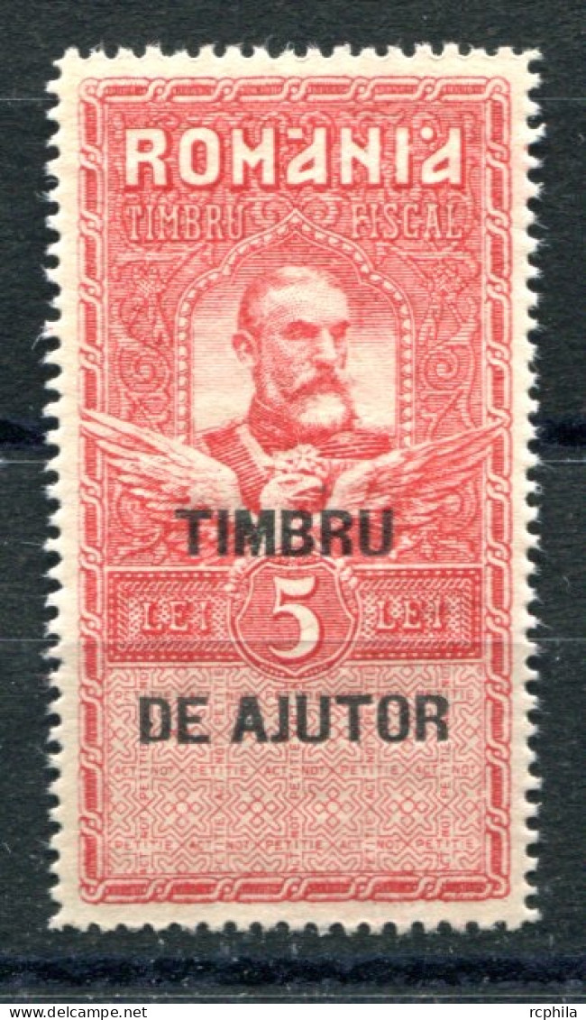 RC 24797 ROUMANIE TIMBRE FISCAL 5 LEI ROUGE NEIF * MH TB - Steuermarken