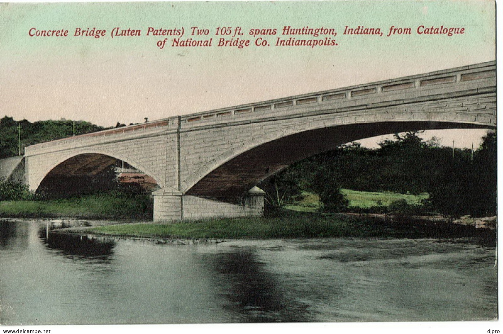 Concrete Bridge  Huntington Indiana - Indianapolis