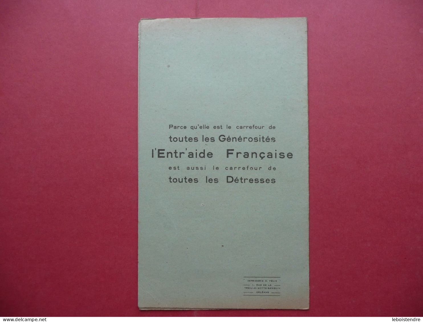 PROGRAMME LA JOIE DES JEUNES AU SERVICE DES VIEUX THEATRE MUNICIPAL MERCREDI 4 DECEMBRE 1946 SOIREE DONNEE AU BENEFICE - Programmes