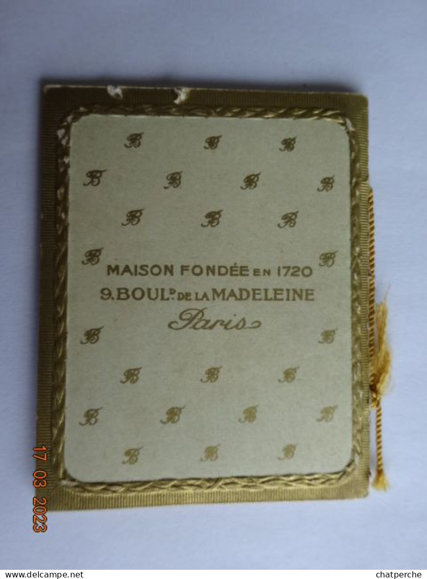 CALENDRIER MEMENTO ALMANACH 1911 CALENDRIER DE POCHE AU FIDELE BERGER CONFISERIE PARIS - Small : 1901-20