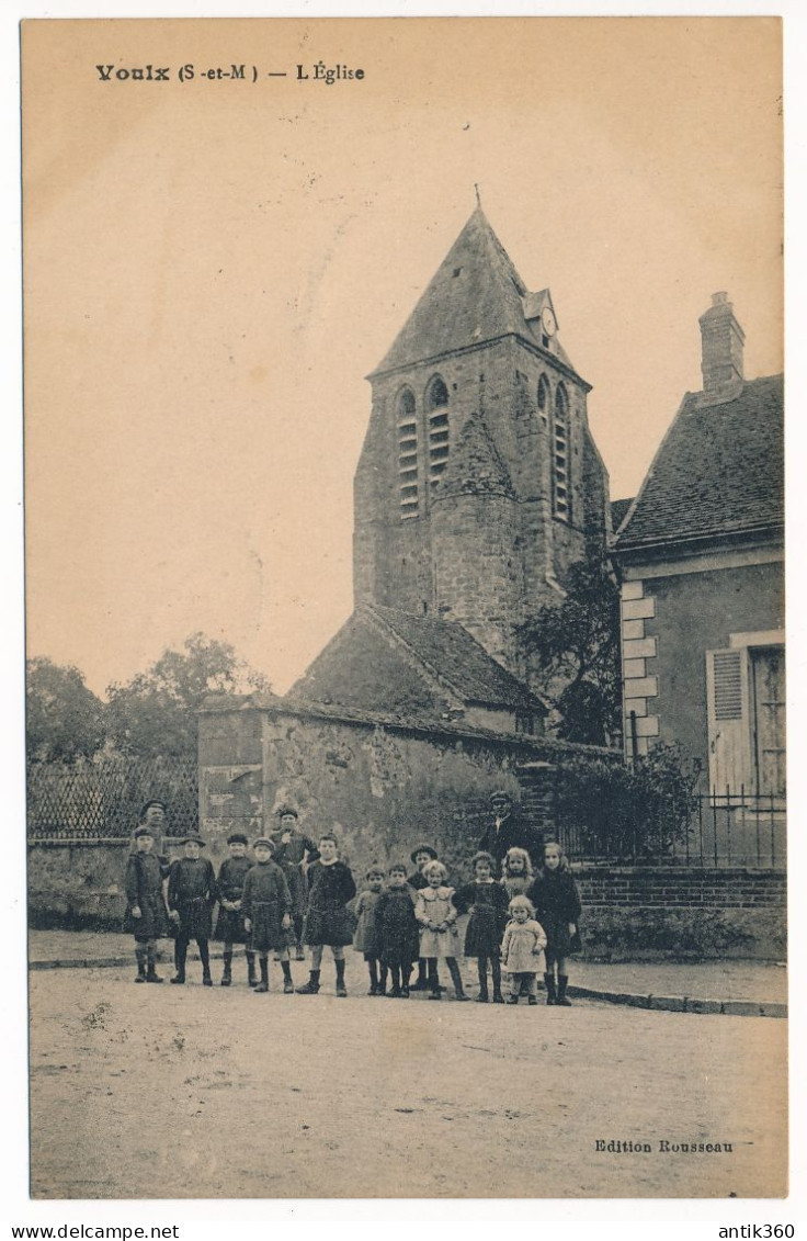 CPA 77 Carte Rare VOULX L'Eglise - Other & Unclassified