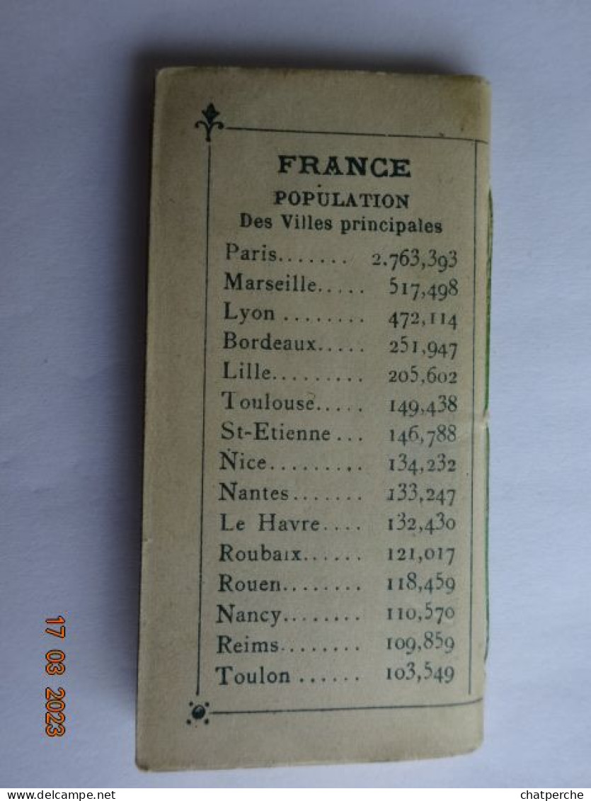 CALENDRIER MEMENTO ALMANACH 1912 CALENDRIER DE POCHE - Petit Format : 1901-20
