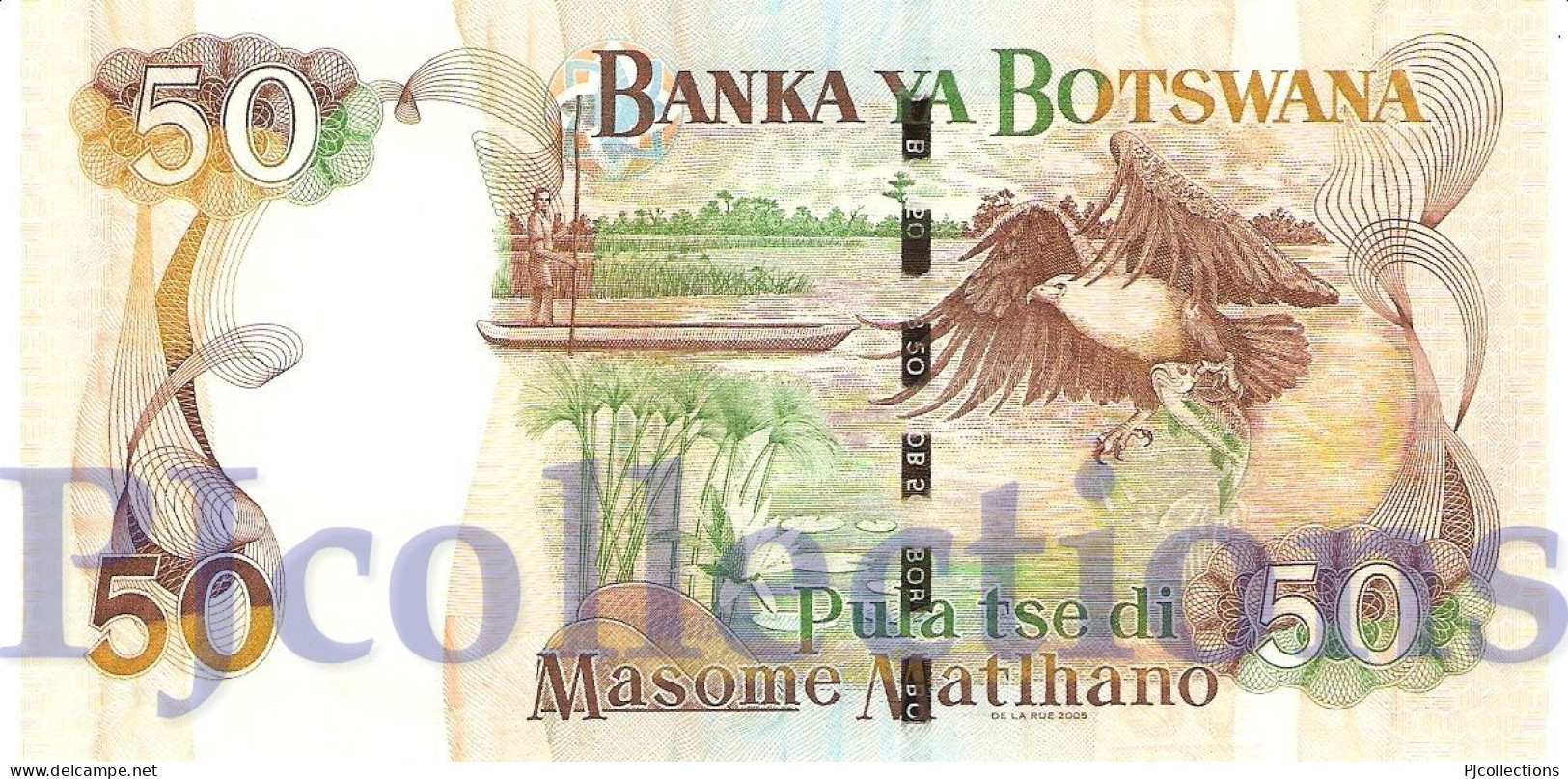 BOTSWANA 50 PULA 2005 PICK 28a UNC - Botswana