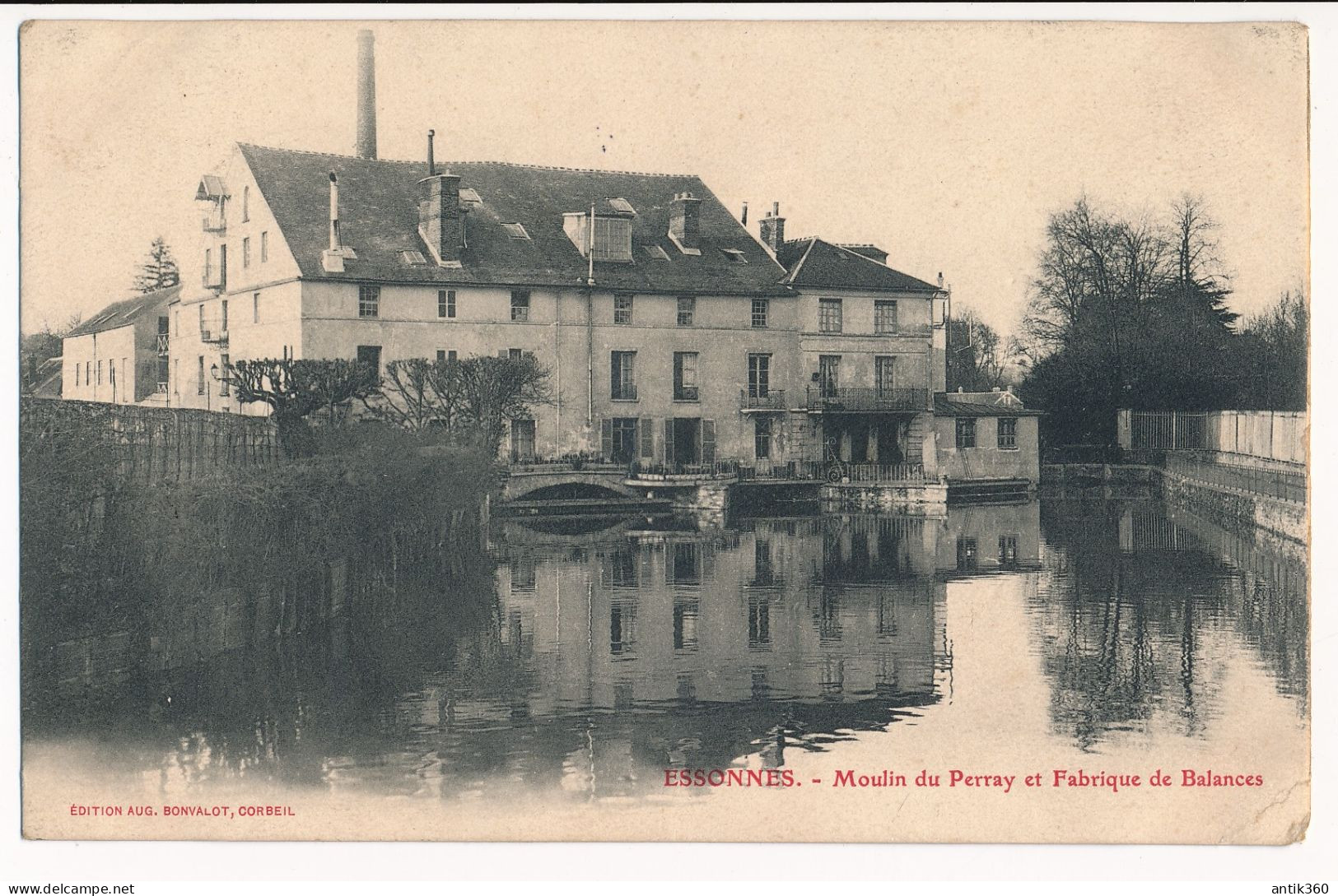 CPA 91 CORBEIL ESSONNES Moulin Du Perray Et Fabrique De Balances Moulin à Eau - Corbeil Essonnes