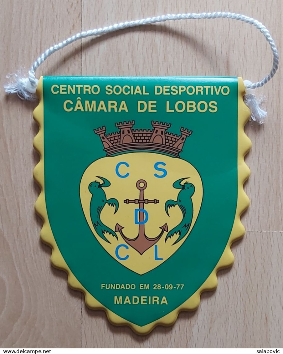 Centro Social Desportivo De Câmara De Lobos Portugal Football Club Calcio PENNANT, SPORTS FLAG ZS 3/8 - Uniformes Recordatorios & Misc