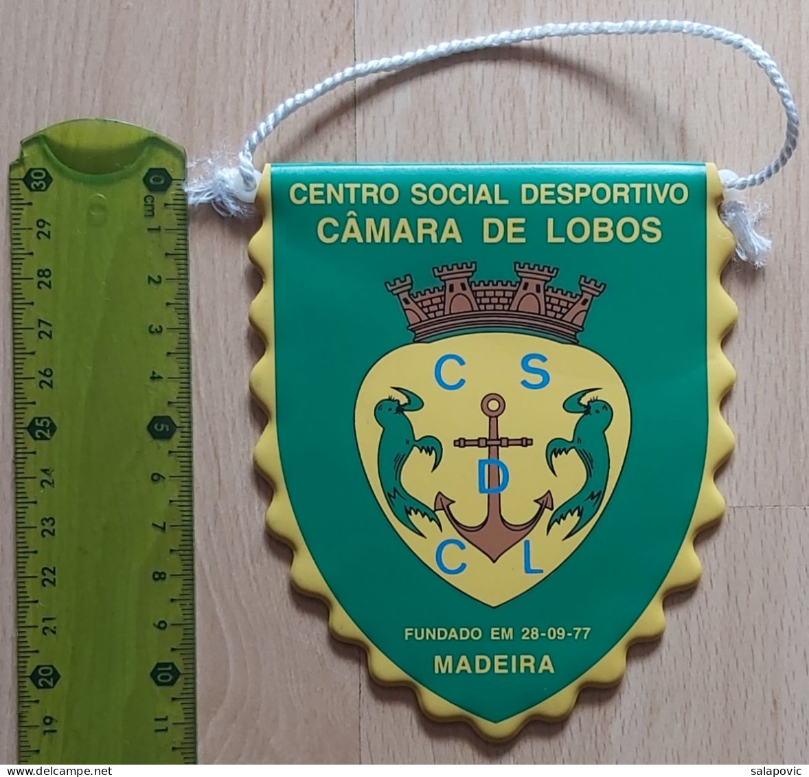 Centro Social Desportivo De Câmara De Lobos Portugal Football Club Calcio PENNANT, SPORTS FLAG ZS 3/8 - Bekleidung, Souvenirs Und Sonstige