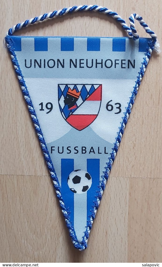 Union Neuhofen Germany Football Club Soccer Fussball Calcio Futbol Futebol PENNANT, SPORTS FLAG ZS 3/9 - Bekleidung, Souvenirs Und Sonstige