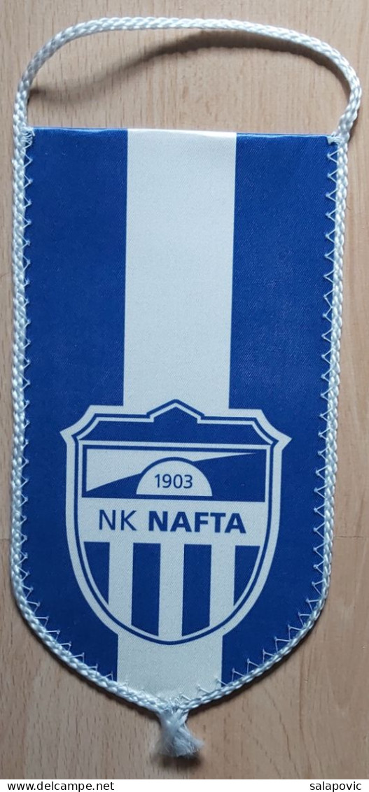 NK NAFTA Lendava - Slovenia  Football Club Soccer Fussball Calcio Futbol Futebol PENNANT, SPORTS FLAG ZS 3/9 - Abbigliamento, Souvenirs & Varie